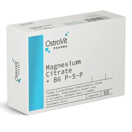 Ostrovit Magnesium Citrate + B6 P-5-P 60 Caps