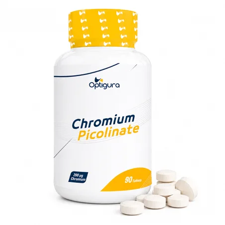 Chromium Picolinate 90 Comprimés  – Contrôle du Sucre & Métabolisme