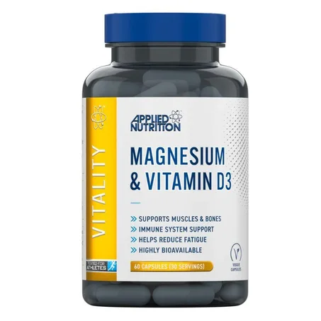 Apllied Nutrition Magnesium & Vitamin D3 60 Caps