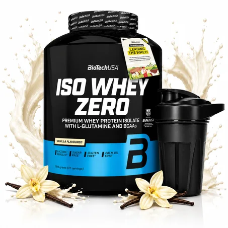 Pack Iso Whey Zero 1816 g Vanille + Shaker Noir