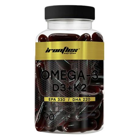 IronFlex Omega 3 D3 + K2 90 Caps