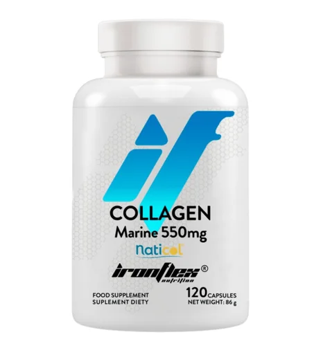 IronFlex Collagen Marine 120 capsules - Collagène Marin pour une peau et des articulations en santé