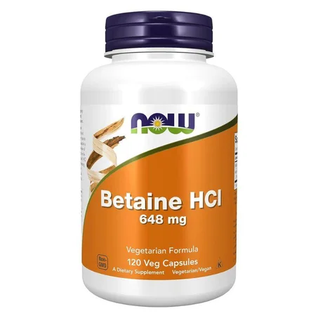 NOW Foods Betaine HCl 648 mg 120 Caps
