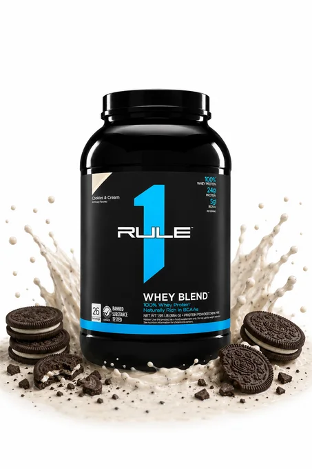 Whey Blend Cookies & Cream 884g –Protéine Whey pour Développement et Récupération Musculaire