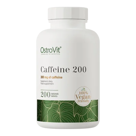 Caffeine 200 mg 200 Tabs - Énergie, Concentration, Performance & Métabolisme
