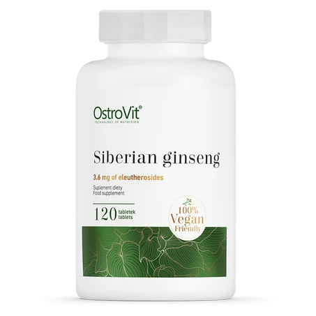 Ostrovit Ginseng Sibérien - Adaptogène et Pro-cognitif - 120 Tabs