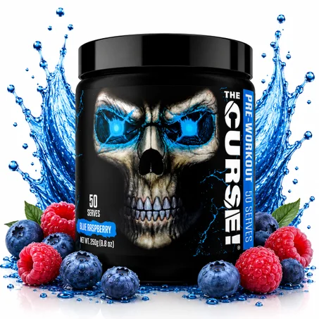 The Curse Pre Workout 250 g- Créatine, Bêta Alanine, Citrulline, AAKG & Caféine