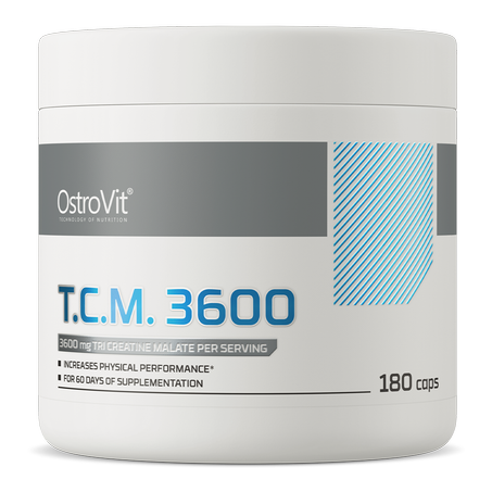 OstroVit T.C.M 3600 - Creatine Malate - 180 Caps