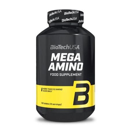 BiotechUSA Acides Aminés Mega Amino - 100 Tabs
