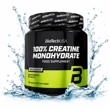 BiotechUSA 100% Creatine Monohydrate 500 g