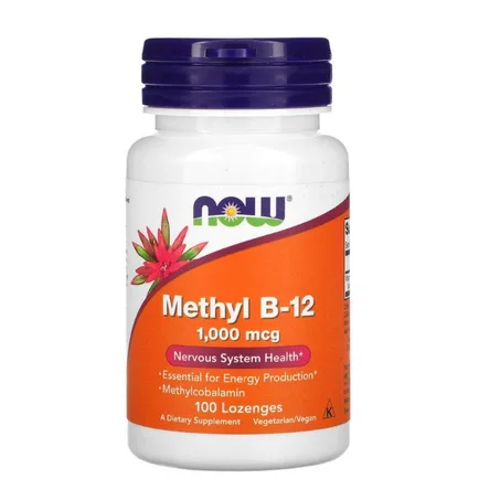 NOW Foods Methyl B-12 1000mcg 100 Lozenges