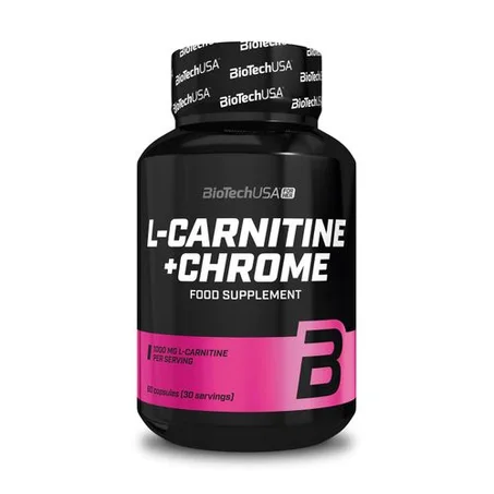 BioTech USA L-Carnitine + Chrome 60 Caps
