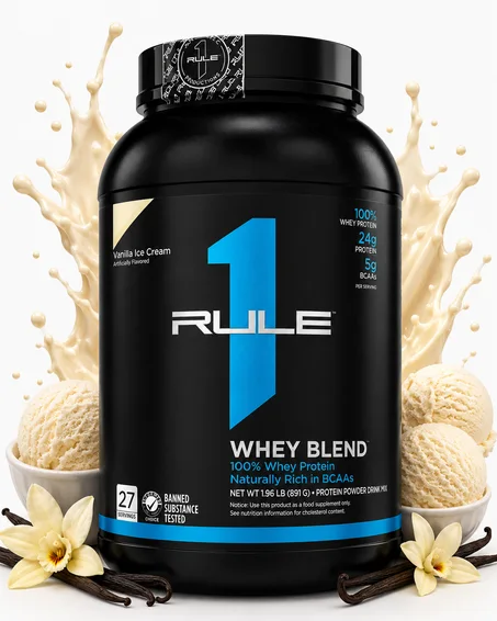 Whey Blend 891 g-  Vanille Ice Cream – Protéine Rapide & Complète pour la Récupération