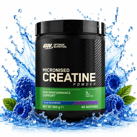 Optimum Nutrition Micronised Creatine Powder 360 g Blue Raspberry