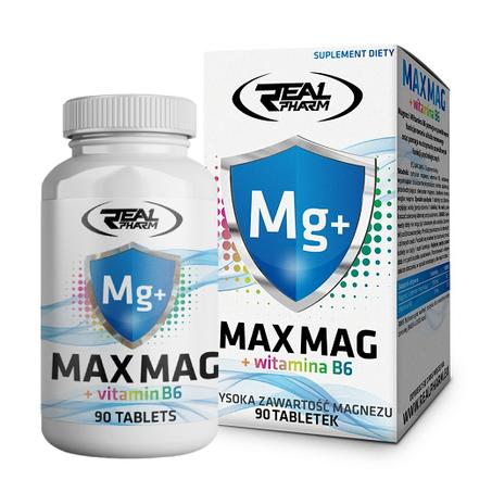 Real Pharm Mg+ MAX MAG  + Vitamine B6 90 Tabs