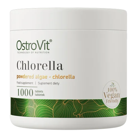 OstroVit Chlorelle - Système Immunitaire Fort, Énergie et Vitalité - 1000 Tabs