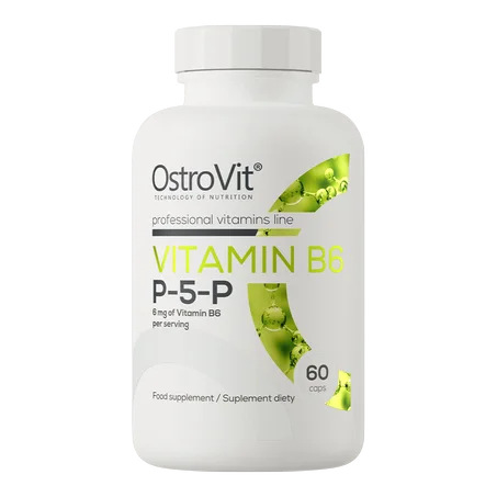 Vitamin B6 P-5-P 60 Caps - Vitamine B6 Pyridoxal-5'-Phosphate.