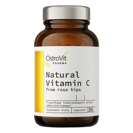 Ostrovit Natural Vitamin C from Rose Hips 30 Caps