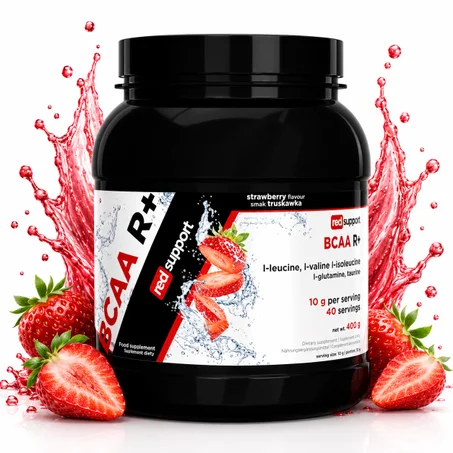 BCAA R+ 400 g Strawberry – Boost Récupération et Force Musculaire