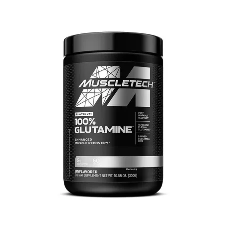 MuscleTech Platinum 100% Glutamine - 300 g Naturel