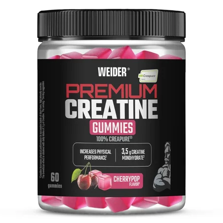 Weider Premium Creatine Gummies 60 Gelées Cherrypop