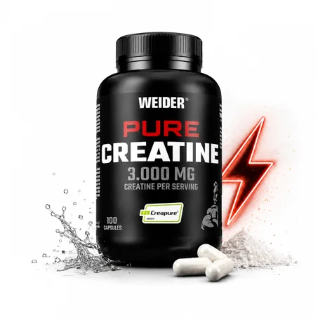 Pure Creatine 100 Capsules – Créatine Monohydrate Pure Force & Performance