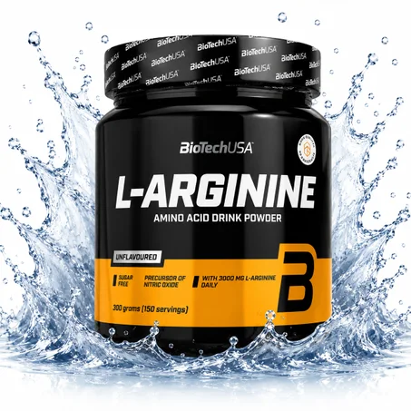 BiotechUsa L-Arginine 300 g Amino Acid Drink Powder