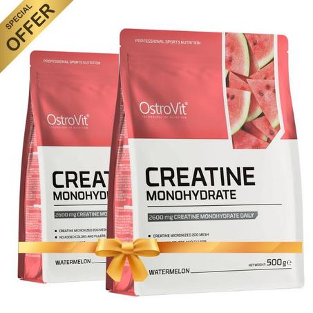 2 X OstroVit Créatine Monohydrate 500 g Pastéque