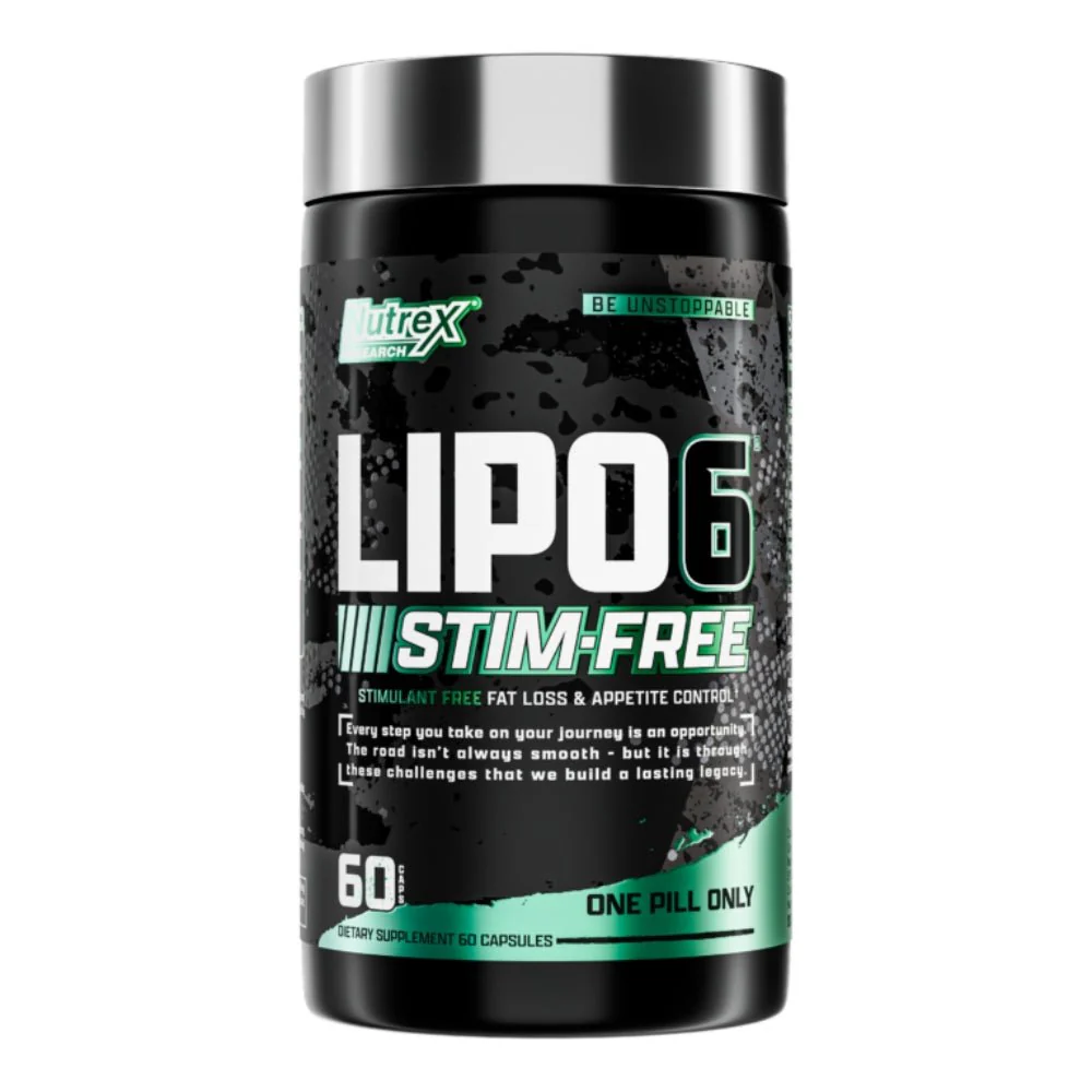 Nutrex Lipo-6 Black Stim Free – 60 Capsules – Brûleur de Graisse Sans Stimulant