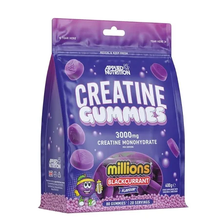 Applied Nutrition Creatine Gummies 80 Gelées Millions Blackcurrant