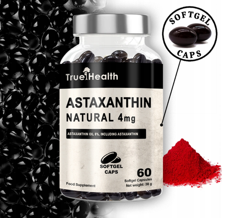 True Health Astaxanthine Naturelle 4mg 60 Caps