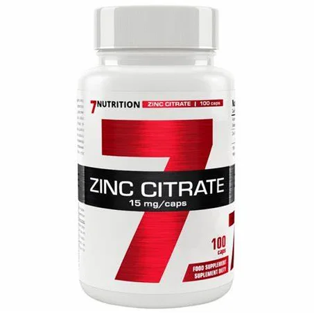 Zinc Citrate 15 mg – Zinc Hautement Assimilable – 100 Capsules