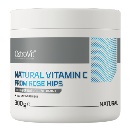 OstroVit Natural Vitamin C From Rose Hips 300 g Natural