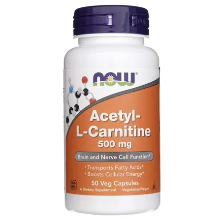 Acetyl-L-Carnitine 500 mg – 50 Capsules Végétales