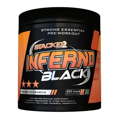 Stacker2 Inferno Black 300 g Orange Overdrive