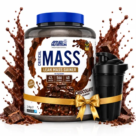 Pack Critical Mass Chocolate 2.4 Kg + Shaker Noir