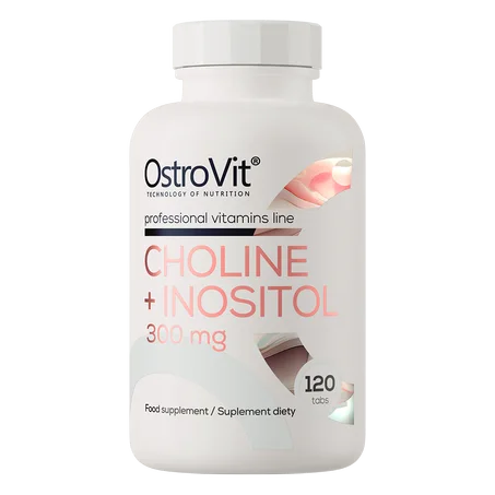 Choline + Inositol 300 mg 120 Comprimés – Mémoire, Foie & Metabolisme
