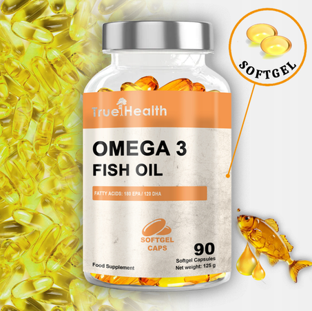 True Health Omega 3 FISH OIL 90 Caps