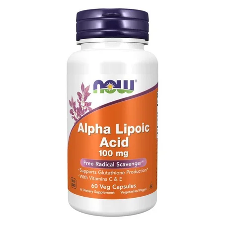 Now Foods Alpha Lipoic Acid 100mg 60 Caps