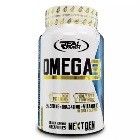 Real Pharm Omega 3 – Acides Gras Essentiels – Soutien Cœur & Cerveau