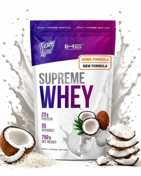 Supreme Whey 750 g-  Coconut- Protéine Whey pour Masse Musculaire & Récupération –