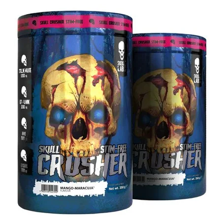 SKULL LABS® Skull Crusher Stim Free - 350g - Pêche aux Agrumes