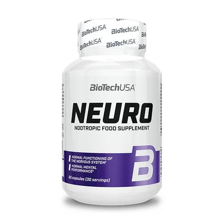 Neuro – Complément Alimentaire Vitamines, Minéraux & Extraits de Plantes – 60 Capsules