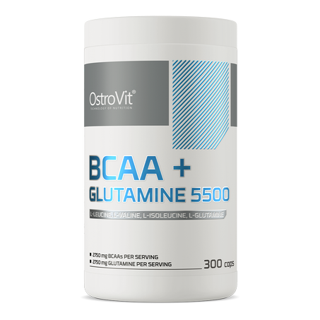 Ostrovit BCAA + Glutamine 5500 mg 300 Caps