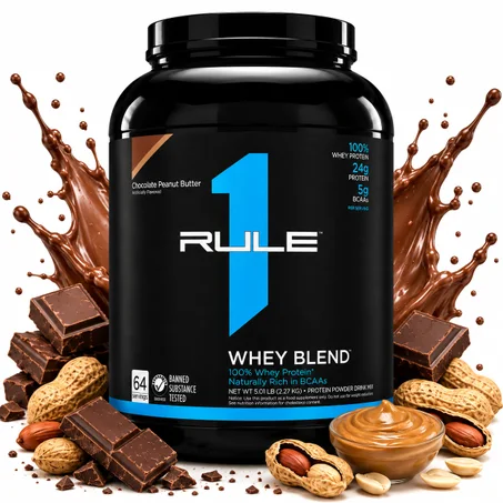 Whey Blend 2.27 kg Chocolat Beurre de Cacahuète – Protéine Rapide & Complète pour la Récupération