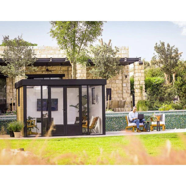 Copenhagen 9 x 11 ft. Garden Office Studio Solarium Kit | Palram-Canopia