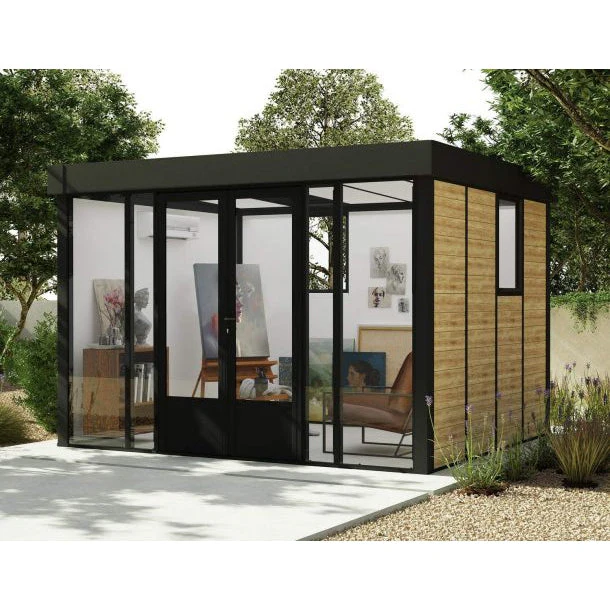 Copenhagen 9 x 11 ft. Garden Office Studio Solarium Kit | Palram-Canopia