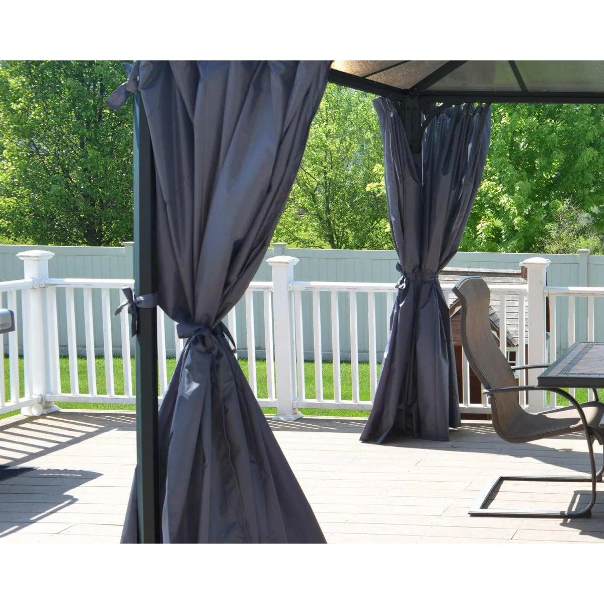 Palermo 14 x 14 ft. Gazebo Curtain Set | Palram-Canopia