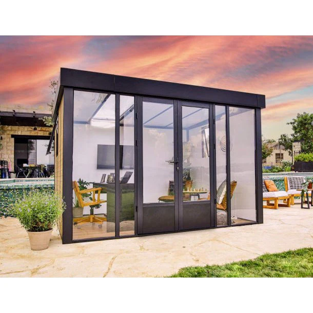 Copenhagen 9 x 11 ft. Garden Office Studio Solarium Kit | Palram-Canopia