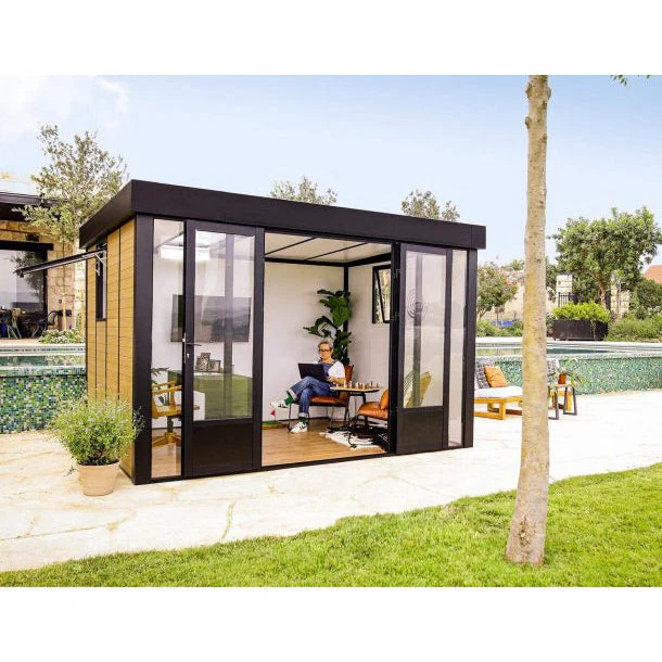 Copenhagen 9 x 11 ft. Garden Office Studio Solarium Kit | Palram-Canopia